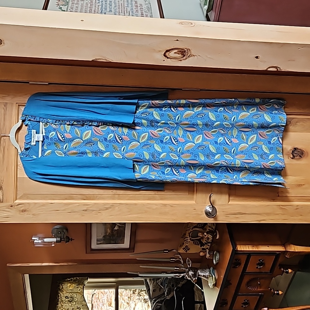 Norm Thompson size 14, 100% silk dress
